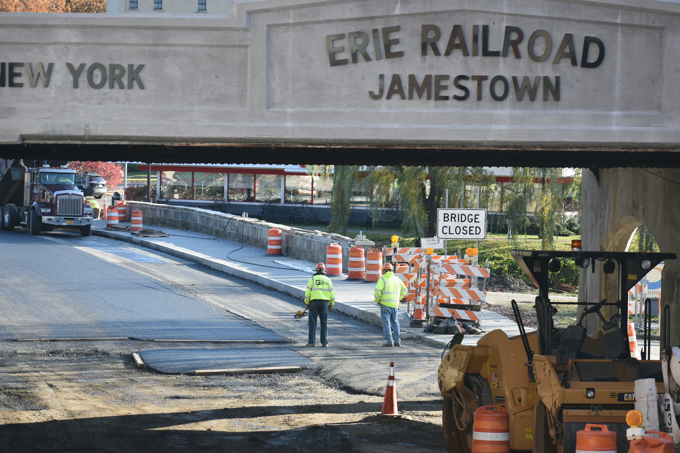 Paving Work Begins On Jamestown Bridge | News, Sports, Jobs - Post Journal